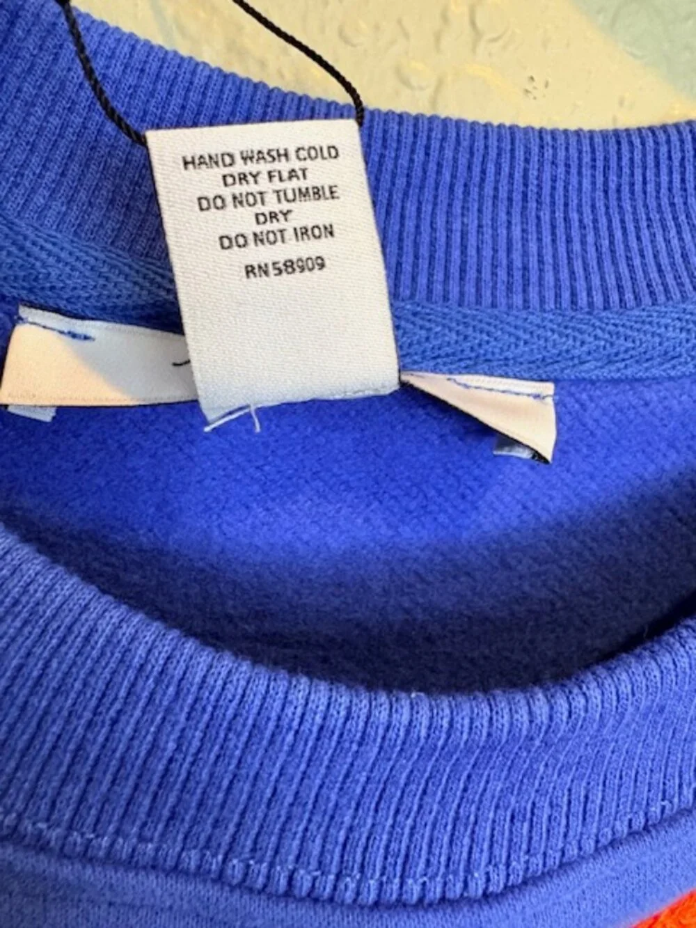 Anna & Ava Sequin Football Touch Down Cropped Oversize Sweatshirt Womens S/M NWT - Picture 6 of 14